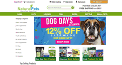 Desktop Screenshot of naturalpets.com